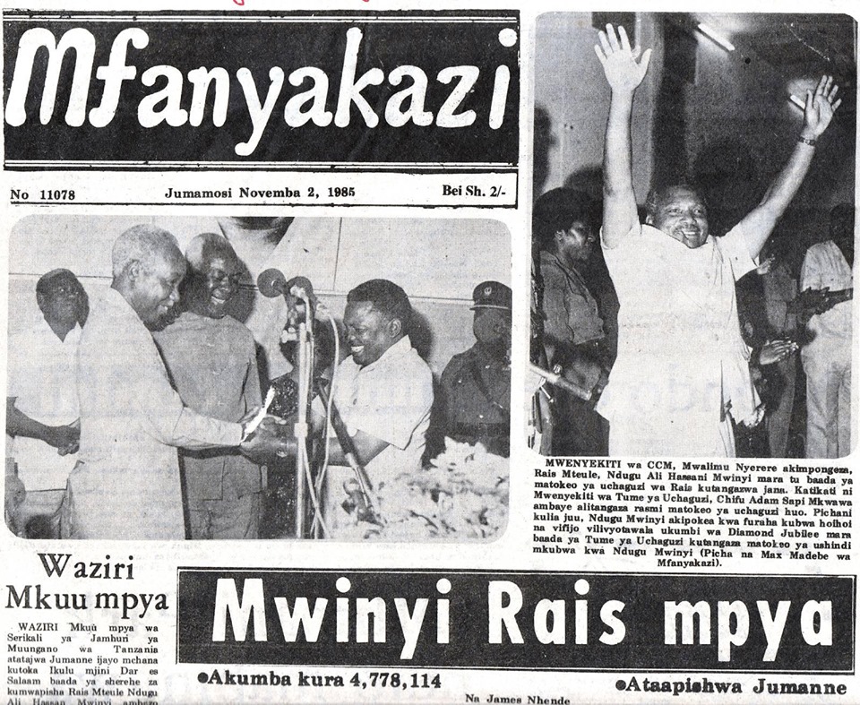 Mwinyi, who had the rare distinction of serving as President of Zanzibar and Tanzania, passed on February 29, succumbing to lung cancer at the ripe old age of 98 at the Emilio Mzena Memorial Hospital in Dar es Salaam.