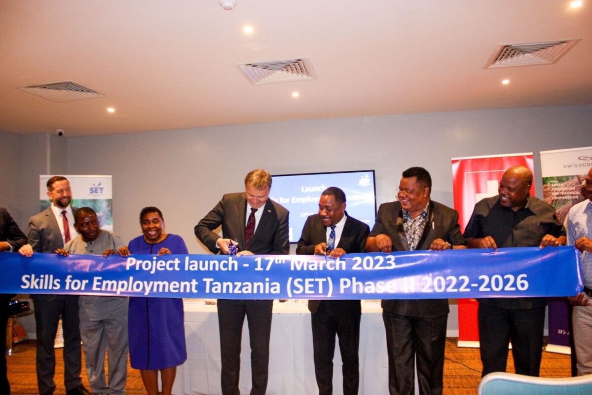 Second Phase of Skills for Employment Tanzania Project (SET II) Launched in Dar